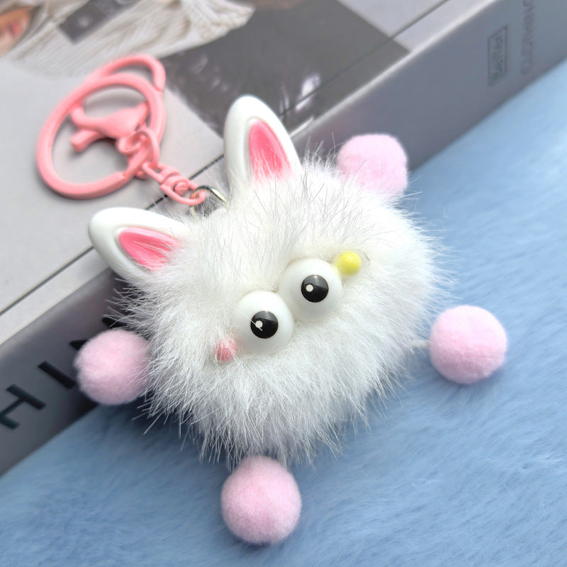 Wholesale 10pcs Ear Elf Plush Cartoon Cute Keychain